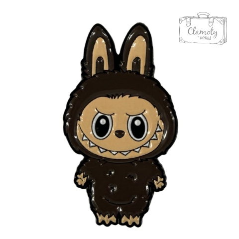 Metalowa Przypinka Potworek Monster Laleczka Labubu Pin