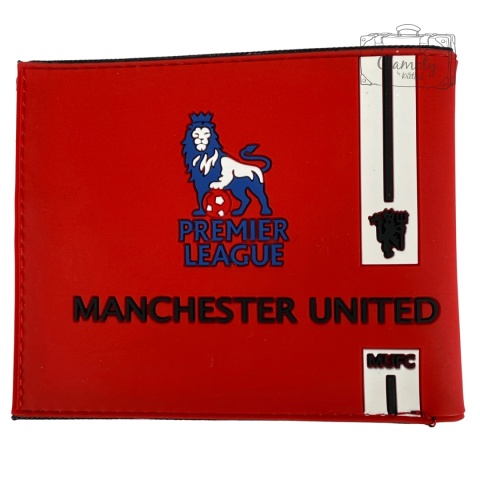 Portfel Wallet Rozkładany Manchester United Premier League Czerwony