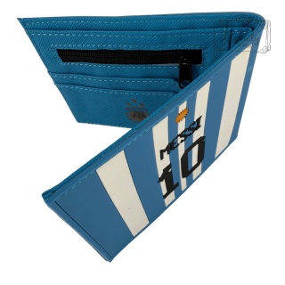 Portfel Wallet Rozkładany Messi 10 Argentyna Niebiesko Biały
