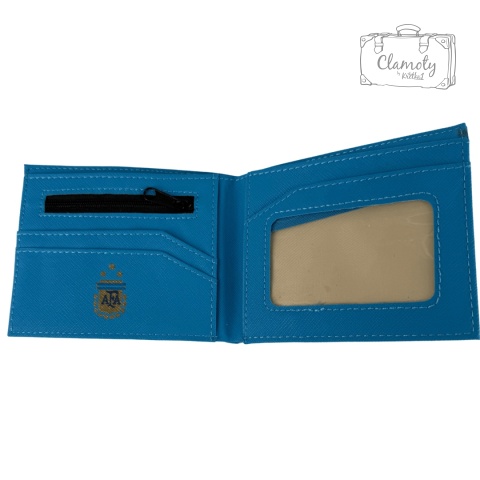 Portfel Wallet Rozkładany Messi 10 Argentyna Niebiesko Biały