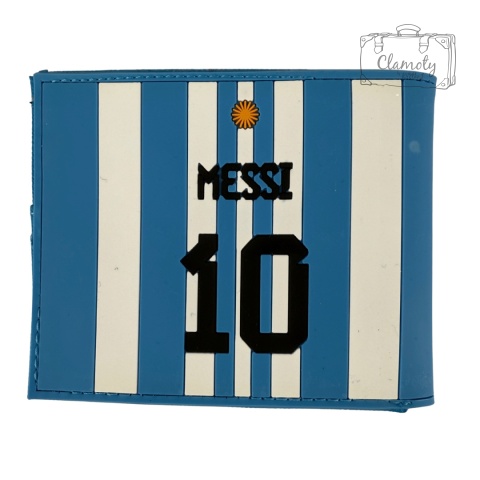 Portfel Wallet Rozkładany Messi 10 Argentyna Niebiesko Biały