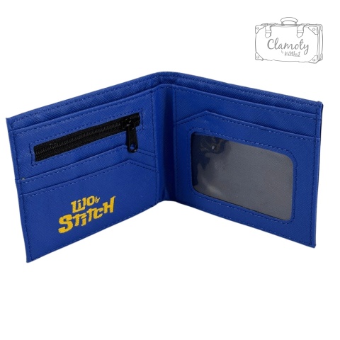 Portfel Wallet Rozkładany Niebieski Potworek Stitch Z Ukulele