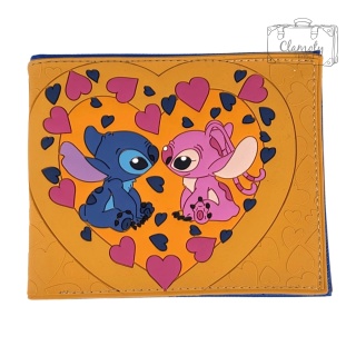 Portfel Wallet Rozkładany Stitch & Angel Bajka Zółto Niebieski