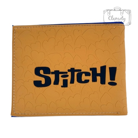 Portfel Wallet Rozkładany Stitch & Angel Bajka Zółto Niebieski