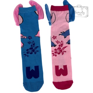 Skarpetki Damskie 36-40 Zakolanówki Dziecięce 28-35 Lilo & Stitch Uszy