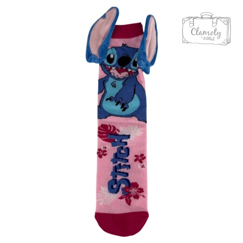 Skarpetki Damskie 36-40 Zakolanówki Dziecięce 28-35 Lilo & Stitch Uszy