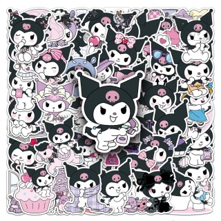 Zestaw Naklejek Wlepki StickerBomb Kuromi Sanrio Hello Kitty N668