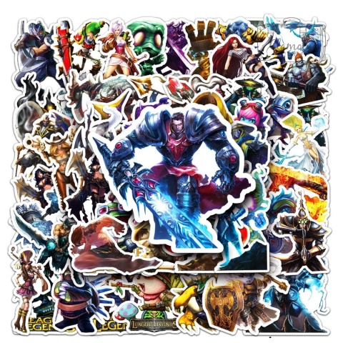 Zestaw Naklejek Wlepki StickerBomb LOL League Of Legends Gra N677