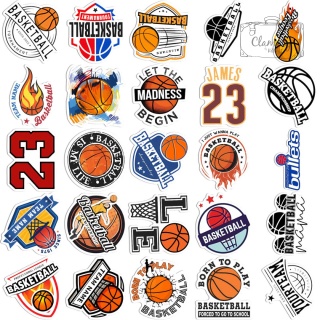 Zestaw Naklejek Wlepki StickerBomb Koszykówka Basketball Piłka N679