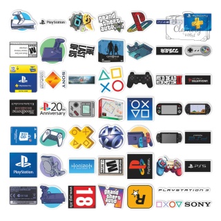 Zestaw Naklejek Wlepki StickerBomb Playstation Konsola Gamer Gry N680