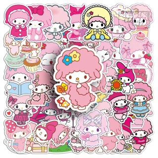Zestaw Naklejek Wlepki StickerBomb My Melody Postać Sanrio N670