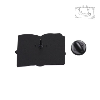 Metalowa Przypinka Książka Just One More Chapter Jeszcze Rozdział Pin