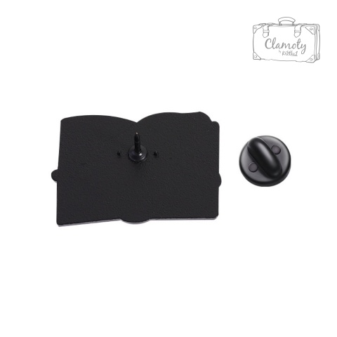 Metalowa Przypinka Książka Just One More Chapter Jeszcze Rozdział Pin