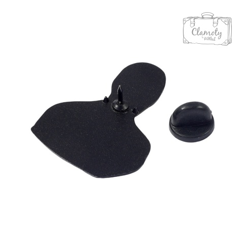 Metalowa Przypinka Kiss My Alpacass Alpaka Pocałuj Mnie Pin