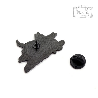 Metalowa Przypinka Life Is Better With Cat And Books Lovers Kot Pin