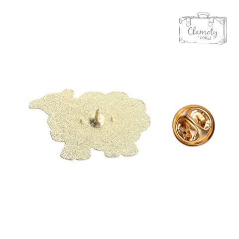 Metalowa Przypinka Owca Black Sheep Club Czarna Owca Pin