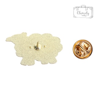 Metalowa Przypinka Słońce Księżyc Mistyczny Magiczny Alchemia Pin