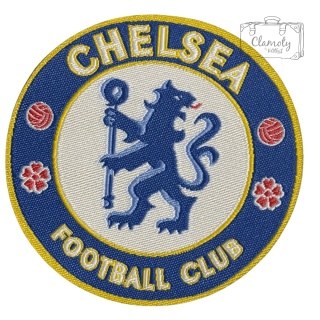 Naszywka Naprasowanka Termo Łatka Chelsea Football Club 7 x 7 Cm