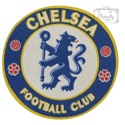 Naszywka Naprasowanka Termo Łatka Chelsea Football Club 7 x 7 Cm