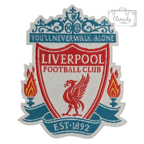 Naszywka Naprasowanka Termo Łatka Liverpool Football Club 8 x 6 Cm