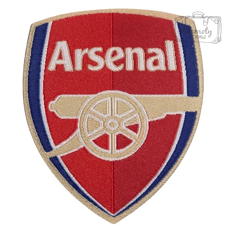 Naszywka Naprasowanka Termo Arsenal Football Club Łatka 7,5 x 6,5 Cm