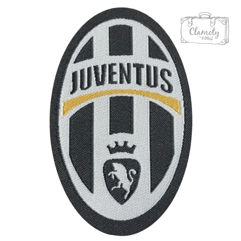 Naszywka Naprasowanka Termo Łatka Juventus Football Club 7,5 x 5 Cm