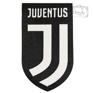 Naszywka Naprasowanka Termo Łatka Juventus Italy Club 8 x 4,5 Cm
