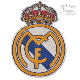 Naszywka Naprasowanka Termo Łatka Real Madrit Football Club 8,5 x 6 Cm