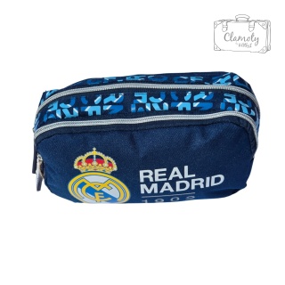 Piórnik Szkolny Do Szkoły Real Madryt 1902 Granatowy 25x15 Cm