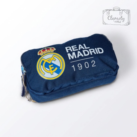 Piórnik Szkolny Do Szkoły Real Madryt 1902 Granatowy 25x15 Cm