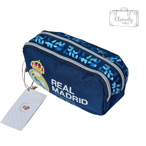 Piórnik Szkolny Do Szkoły Real Madryt 1902 Granatowy 25x15 Cm