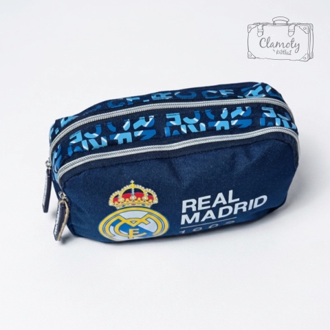 Piórnik Szkolny Do Szkoły Real Madryt 1902 Granatowy 25x15 Cm
