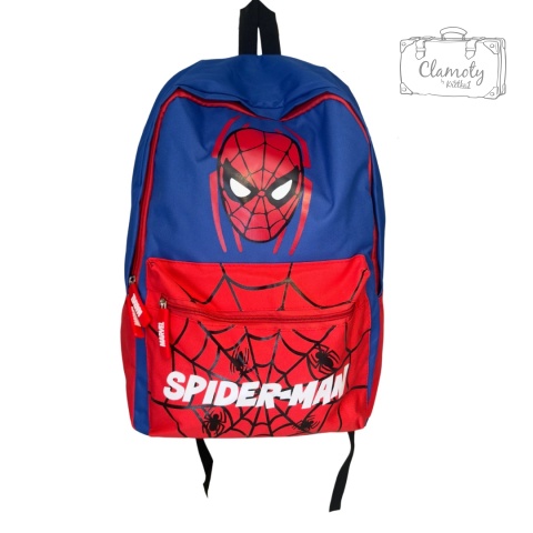 Plecak Szkolny Na Suwak Spiderman Marvel Czerwono Niebieski