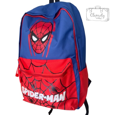 Plecak Szkolny Na Suwak Spiderman Marvel Czerwono Niebieski