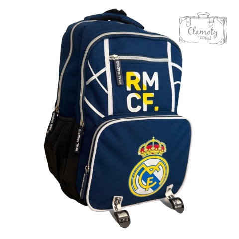Plecak Szkolny Sportowy Piłkarski Real Madryt Granat RMCF 3 Komory