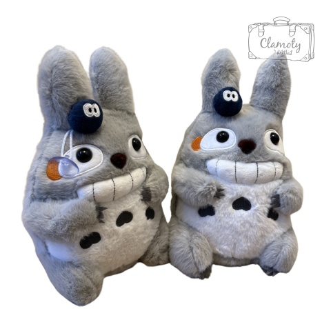 Maskotka Pluszak Zabawka Mój Przyjaciel Totoro Szara 25cm