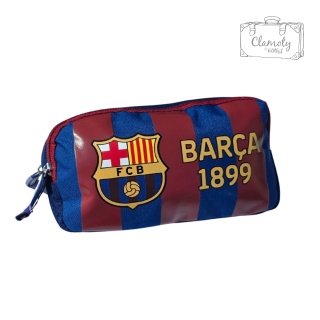 Piórnik Szkolny Do Szkoły FC Barcelona Barca 1899 Paski 25x15 Cm