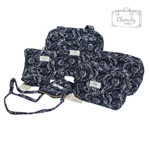 Torba Torebka Damska Czarno Biała Pikowana 2 Ramiączka 30x20 Cm Na Suwak