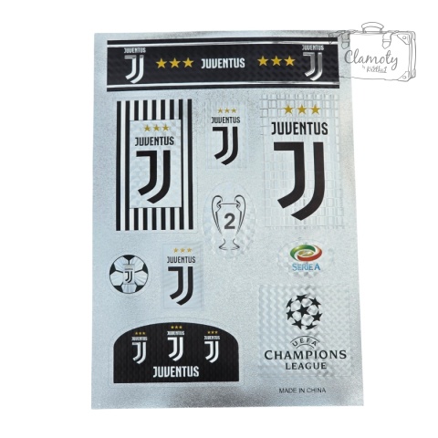 Zestaw Naklejek Naklejki Piłkarskie Juventus Turyn