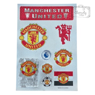 Zestaw Naklejek Naklejki Stickers Piłkarskie Manchester United