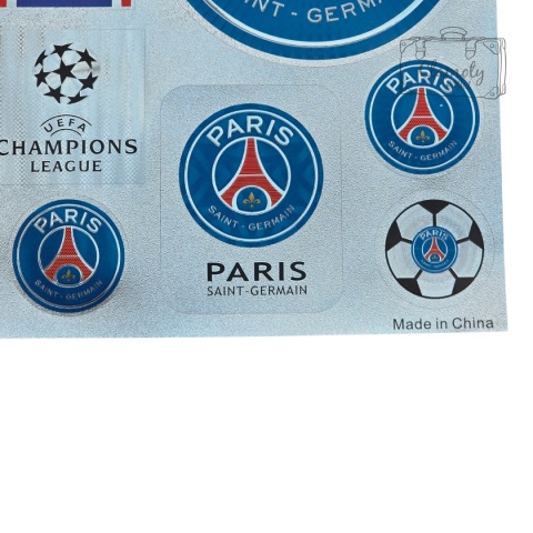 Zestaw Naklejek Naklejki Stickers Piłkarskie Paris Saint Germain PSG
