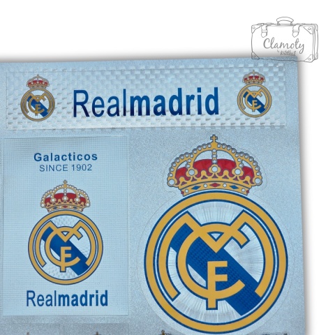 Zestaw Naklejek Naklejki Stickers Piłkarskie Real Madryt