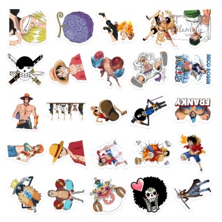 Zestaw Naklejek Wlepki StickerBomb Anime One Piece Luffy Zoro N682
