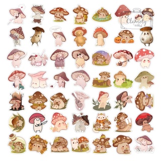 Zestaw Naklejek Wlepki StickerBomb Słodkie Grzybki Muchomory N683