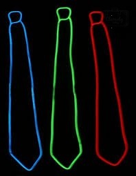 Świecący Krawat Sylwester Karnawał Bal Studniówka I